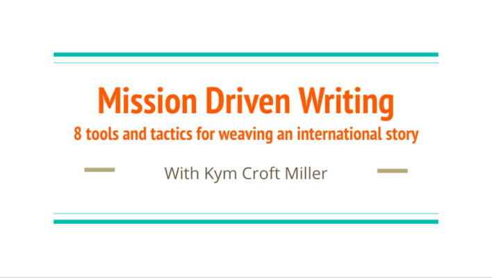 Mission-driven writing image